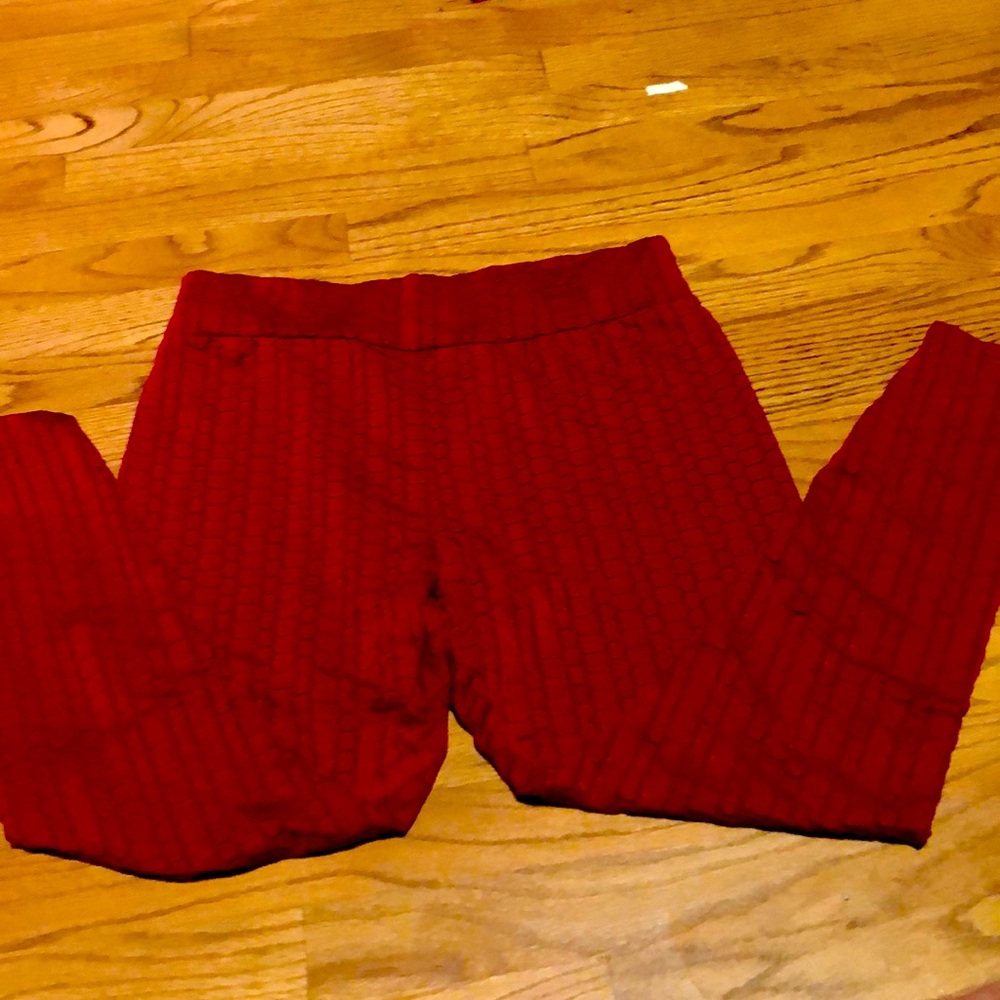Shein Red Leggings size 0XL